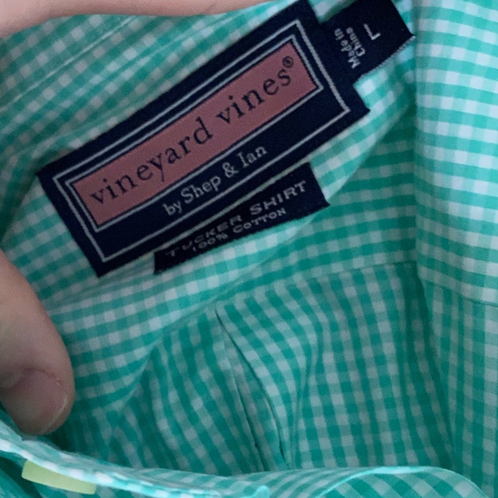 Vineyard Vines Button Down Shirt Checkered - image 3